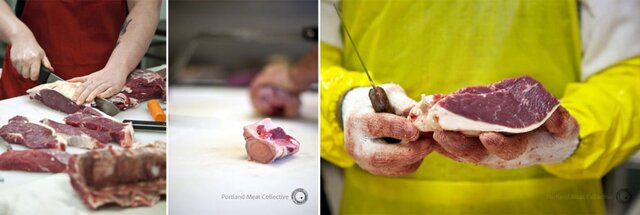 Various chunks of meat